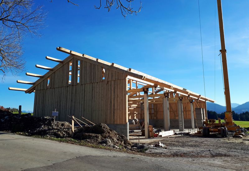 Completed Livestock Barn